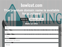 Tablet Screenshot of bowlcut.com